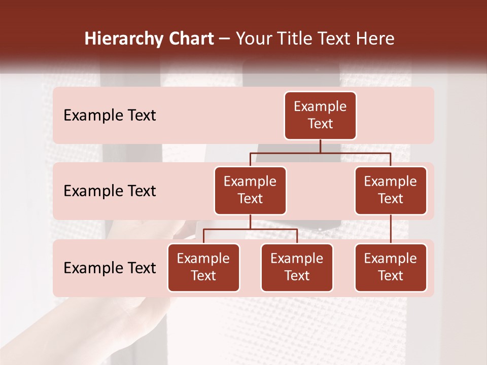 A Person Holding A Card In Front Of A Door PowerPoint Template