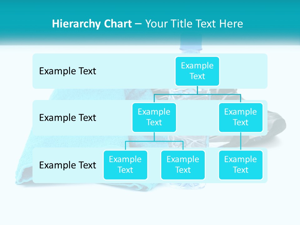 A Pair Of Running Shoes And A Water Bottle On A White Background PowerPoint Template