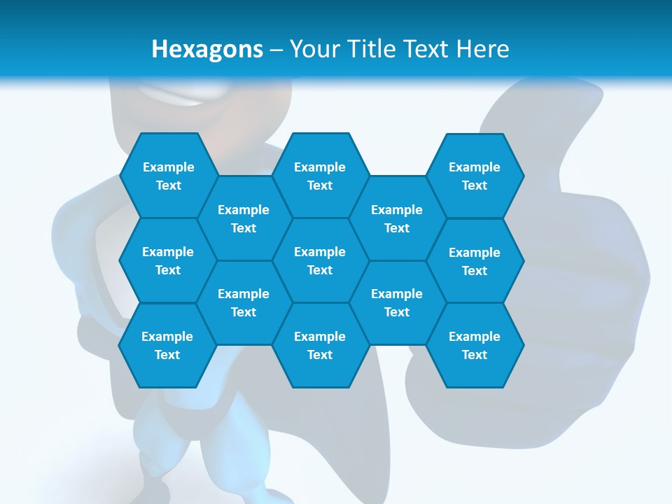 A Cartoon Character Giving A Thumbs Up PowerPoint Template