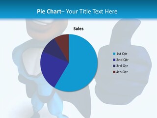 A Cartoon Character Giving A Thumbs Up PowerPoint Template