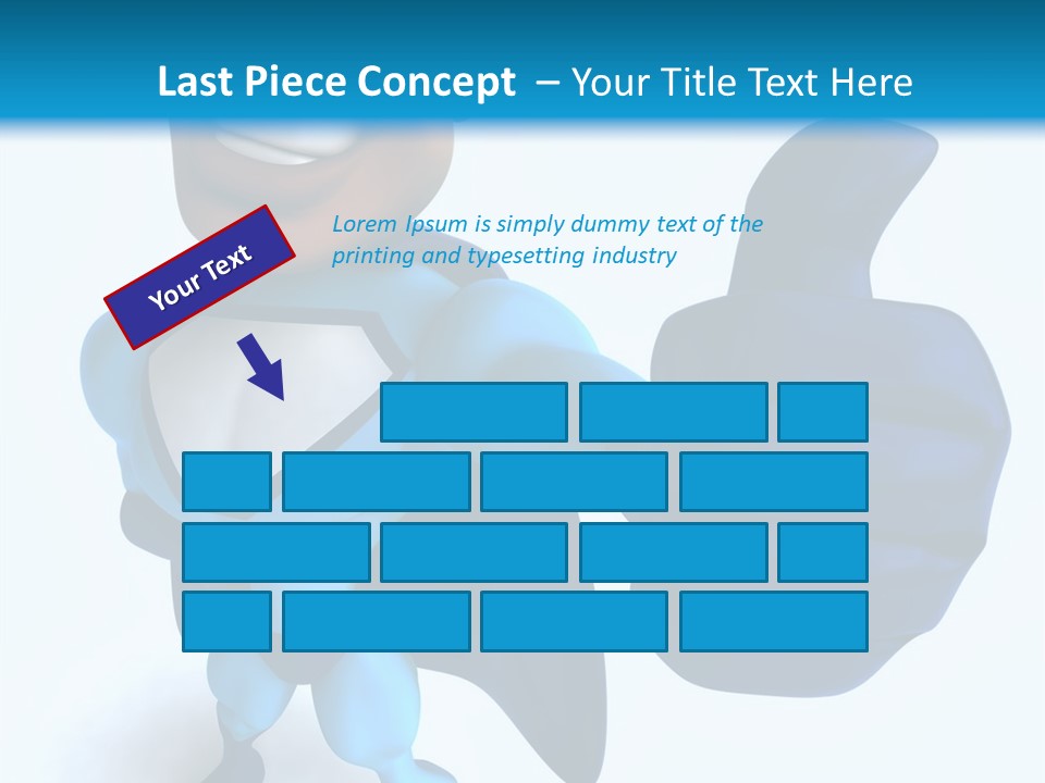 A Cartoon Character Giving A Thumbs Up PowerPoint Template