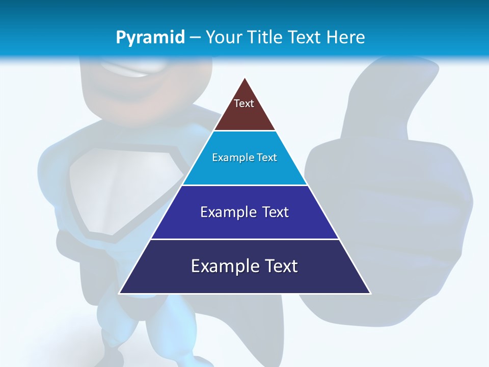 A Cartoon Character Giving A Thumbs Up PowerPoint Template