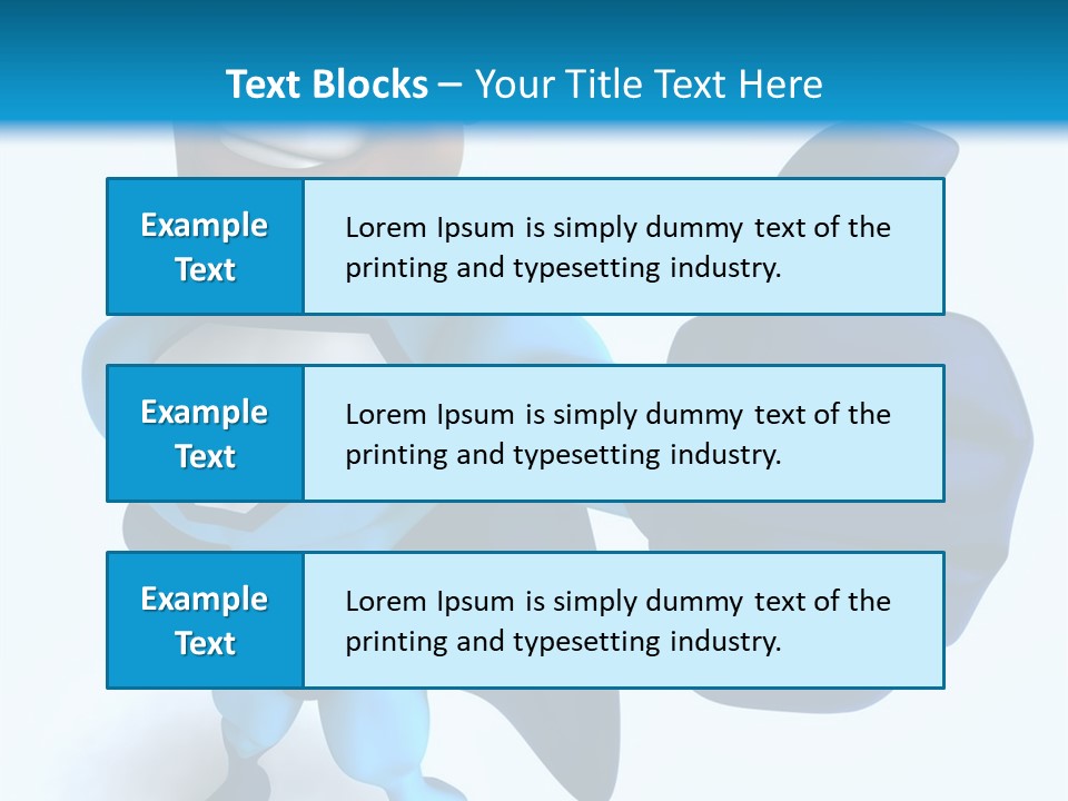 A Cartoon Character Giving A Thumbs Up PowerPoint Template