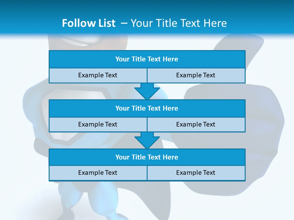 A Cartoon Character Giving A Thumbs Up PowerPoint Template