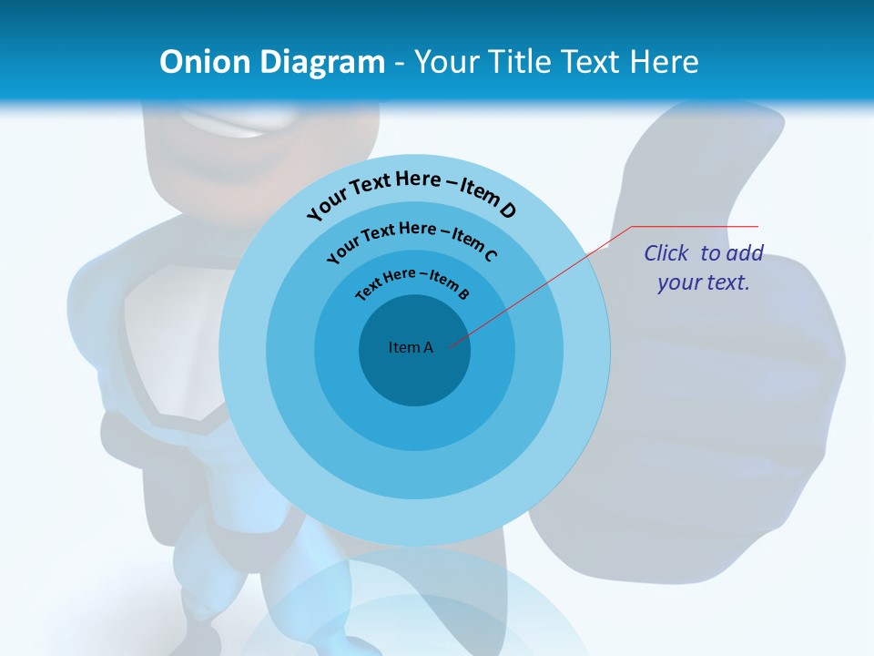 A Cartoon Character Giving A Thumbs Up PowerPoint Template
