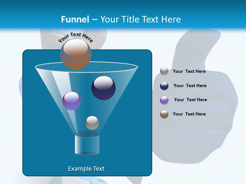 A Cartoon Character Giving A Thumbs Up PowerPoint Template