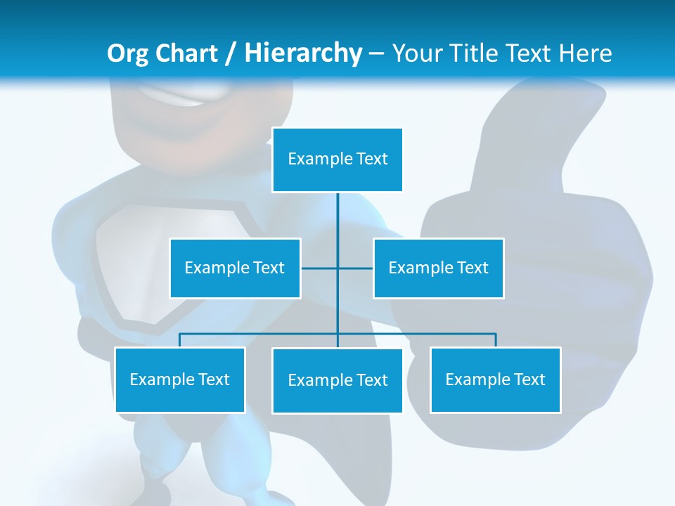 A Cartoon Character Giving A Thumbs Up PowerPoint Template