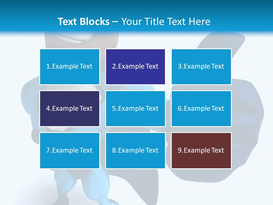 A Cartoon Character Giving A Thumbs Up PowerPoint Template