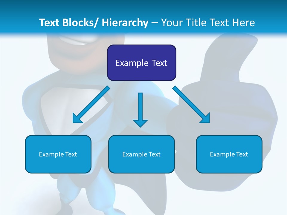 A Cartoon Character Giving A Thumbs Up PowerPoint Template