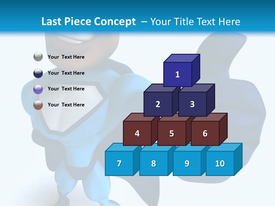 A Cartoon Character Giving A Thumbs Up PowerPoint Template