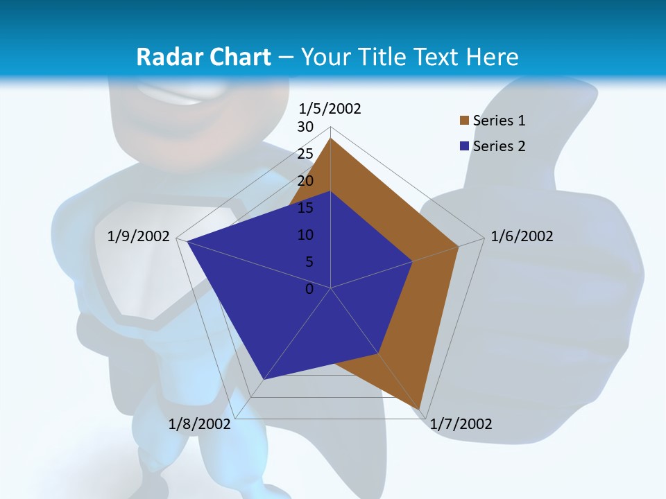 A Cartoon Character Giving A Thumbs Up PowerPoint Template