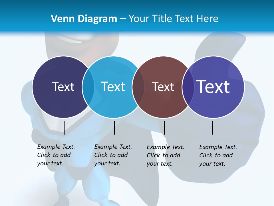 A Cartoon Character Giving A Thumbs Up PowerPoint Template