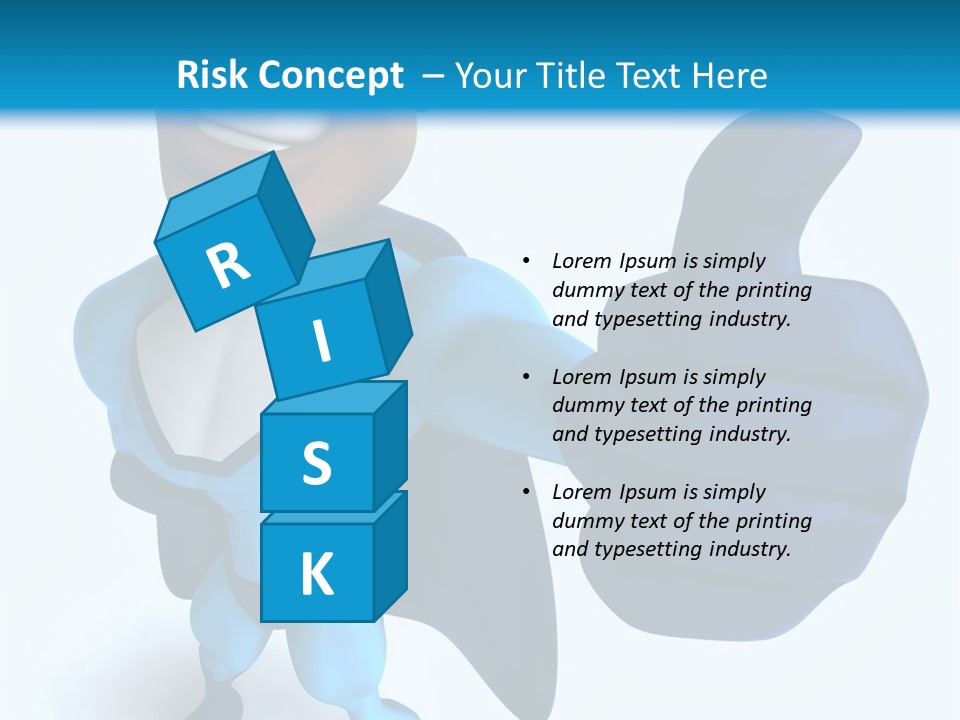 A Cartoon Character Giving A Thumbs Up PowerPoint Template