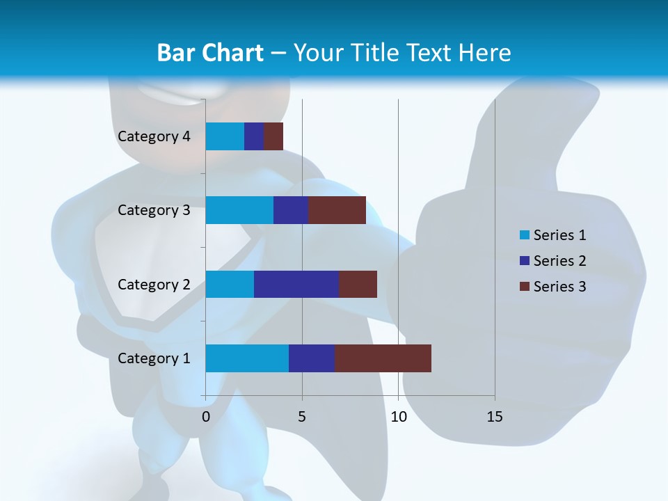A Cartoon Character Giving A Thumbs Up PowerPoint Template