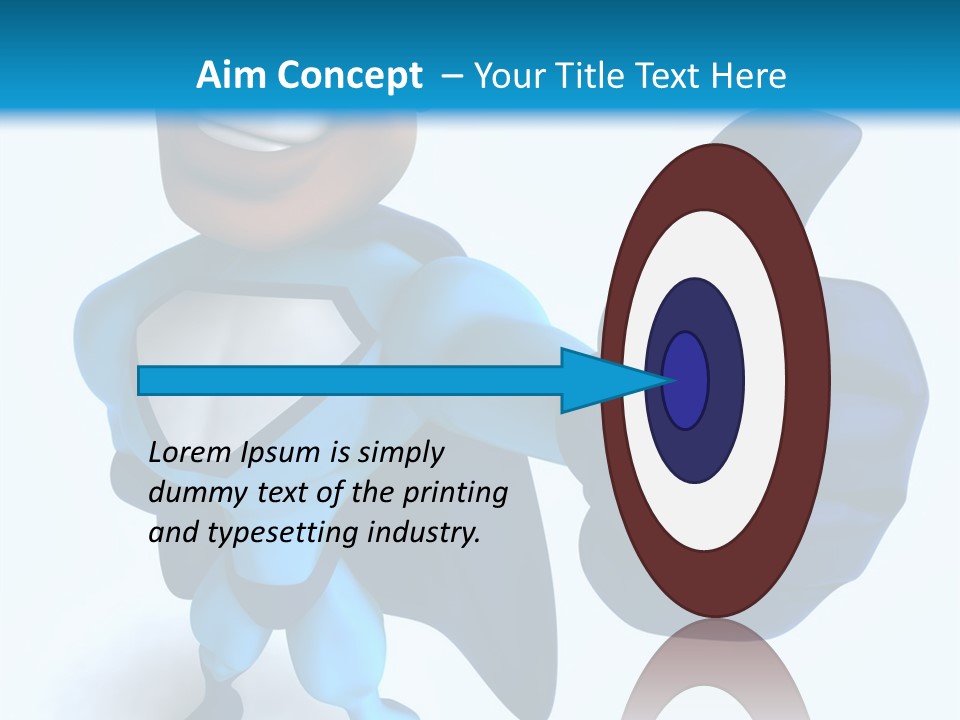 A Cartoon Character Giving A Thumbs Up PowerPoint Template