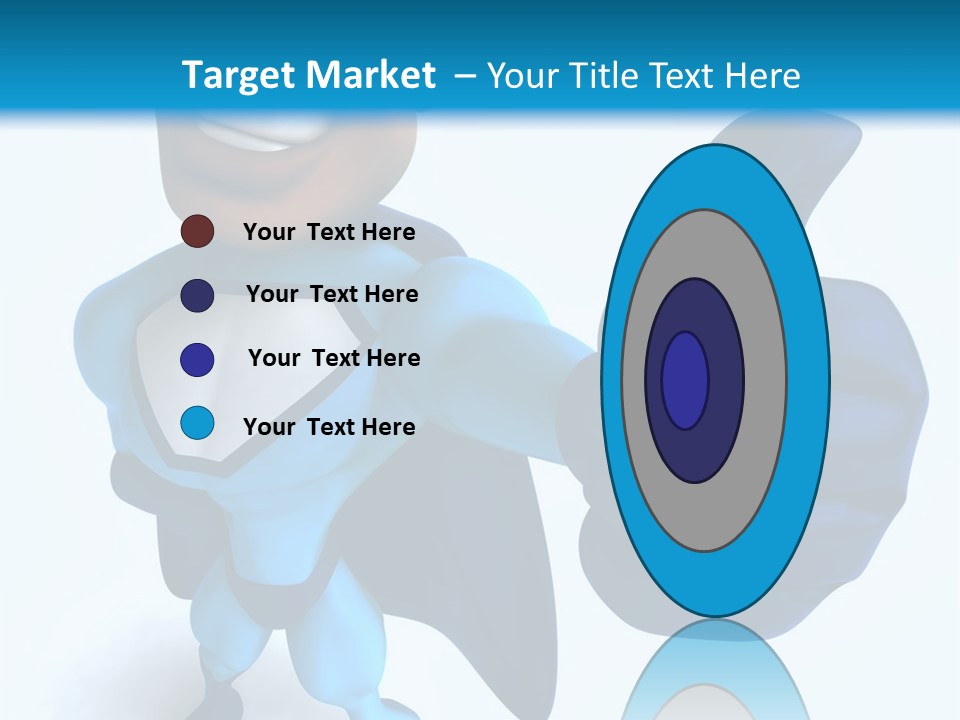 A Cartoon Character Giving A Thumbs Up PowerPoint Template