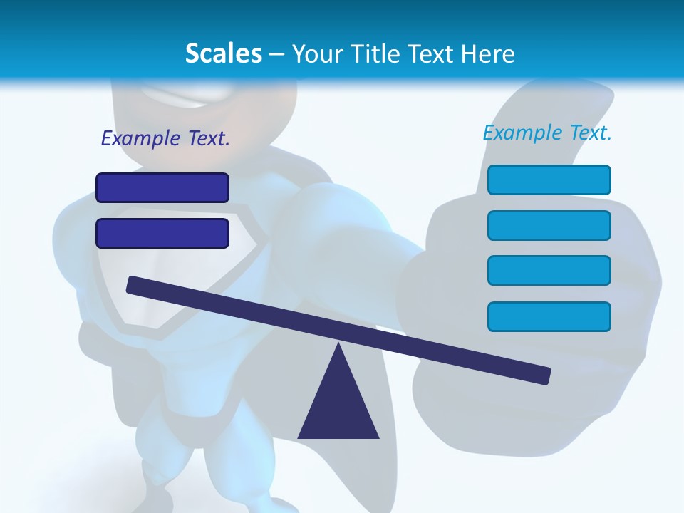 A Cartoon Character Giving A Thumbs Up PowerPoint Template
