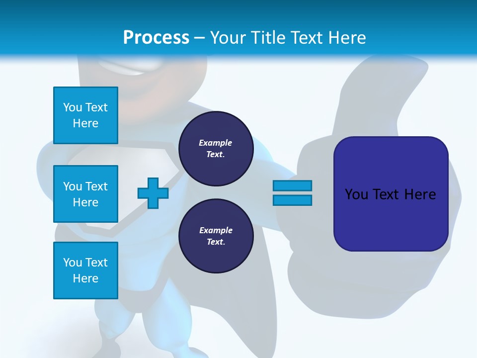 A Cartoon Character Giving A Thumbs Up PowerPoint Template