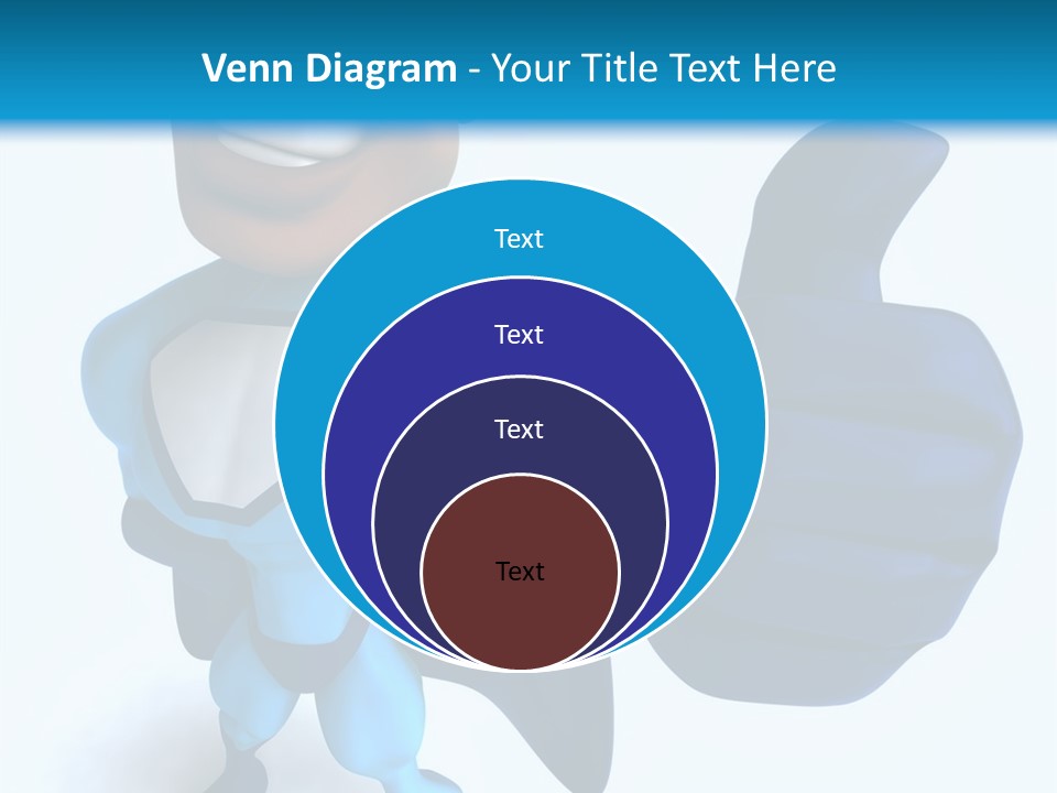A Cartoon Character Giving A Thumbs Up PowerPoint Template