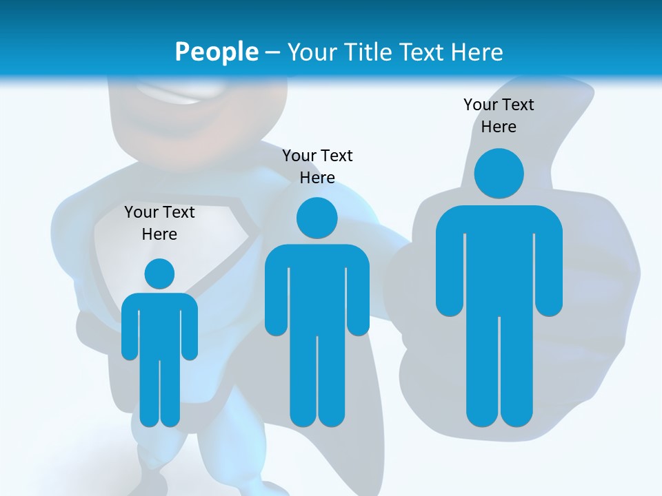 A Cartoon Character Giving A Thumbs Up PowerPoint Template