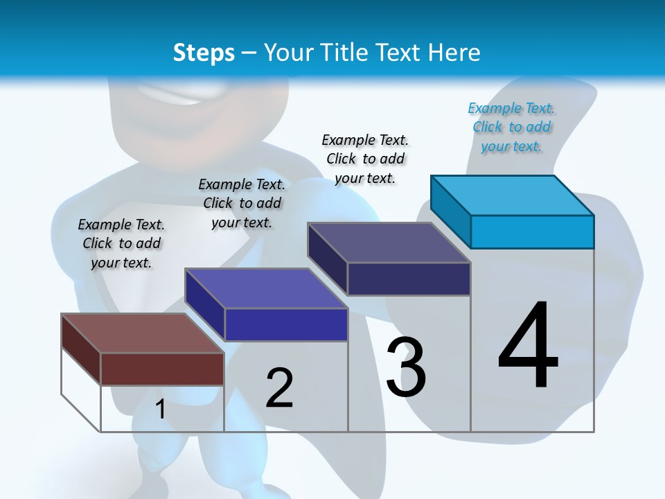 A Cartoon Character Giving A Thumbs Up PowerPoint Template