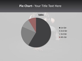 A Woman Doing Push Ups In The Dark PowerPoint Template