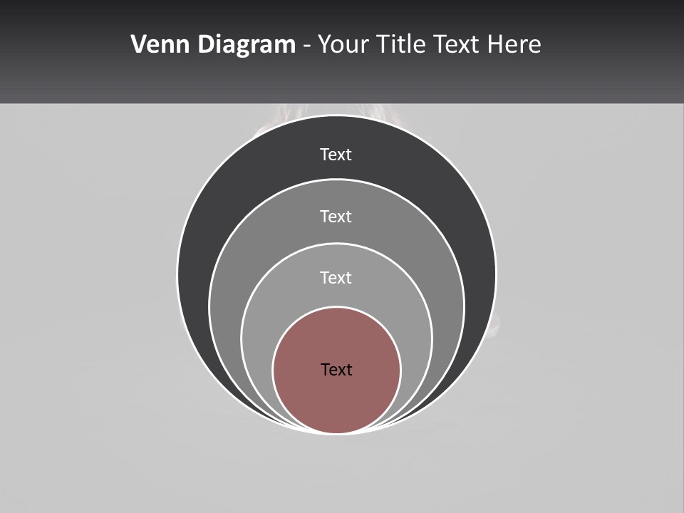 A Woman Doing Push Ups In The Dark PowerPoint Template