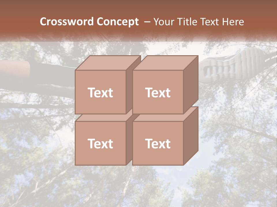 A Woman Doing A Handstand On A Tree Powerpoint Presentation PowerPoint Template