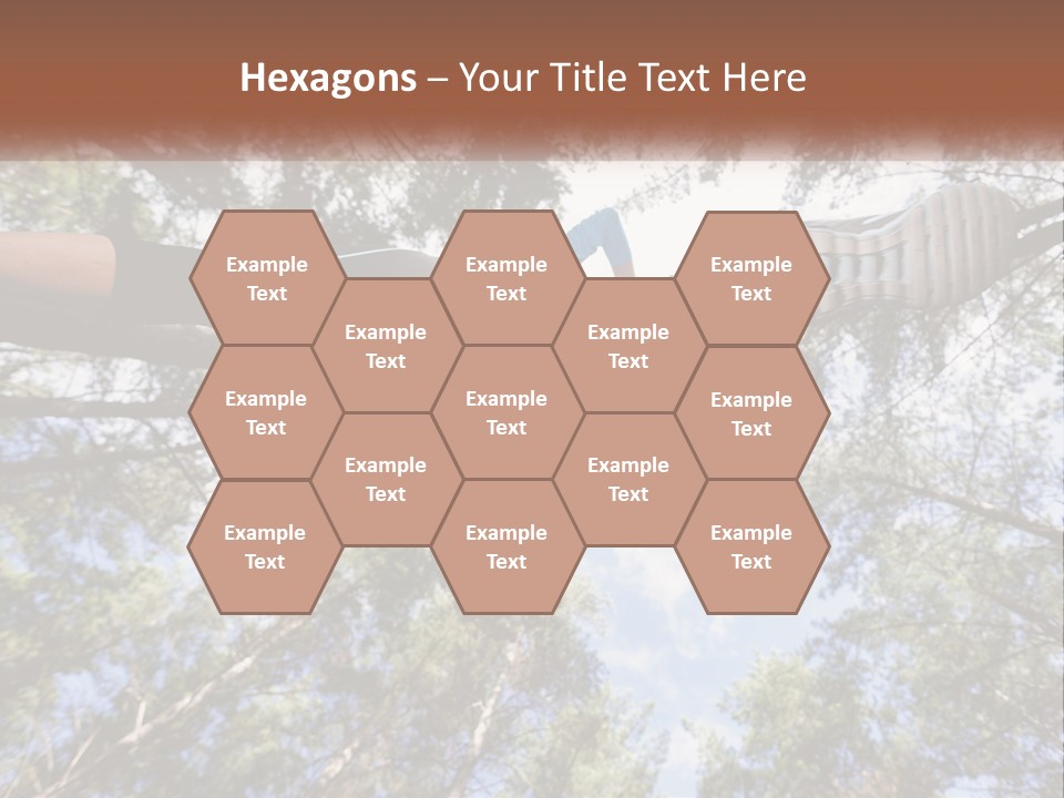 A Woman Doing A Handstand On A Tree Powerpoint Presentation PowerPoint Template