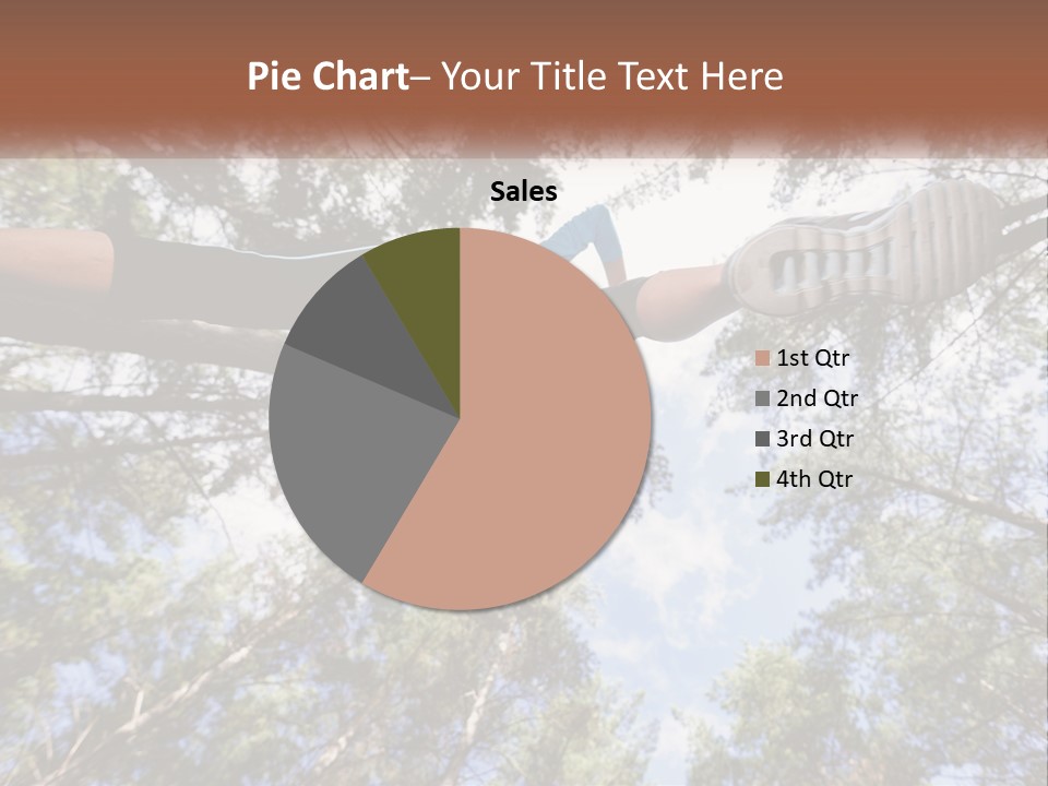 A Woman Doing A Handstand On A Tree Powerpoint Presentation PowerPoint Template