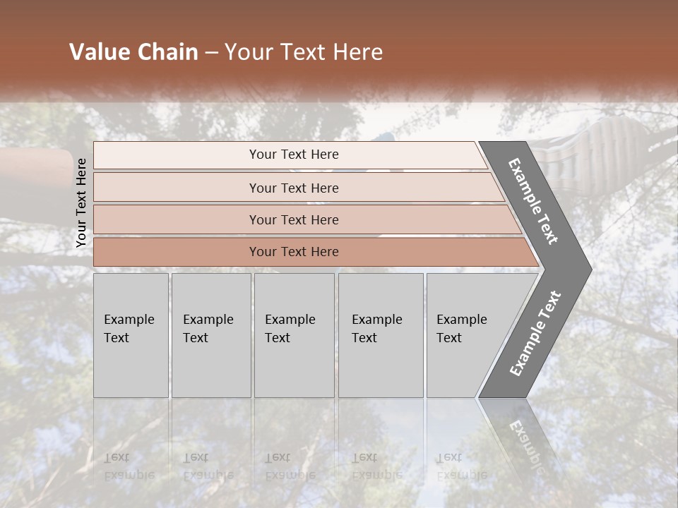 A Woman Doing A Handstand On A Tree Powerpoint Presentation PowerPoint Template