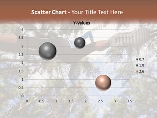 A Woman Doing A Handstand On A Tree Powerpoint Presentation PowerPoint Template