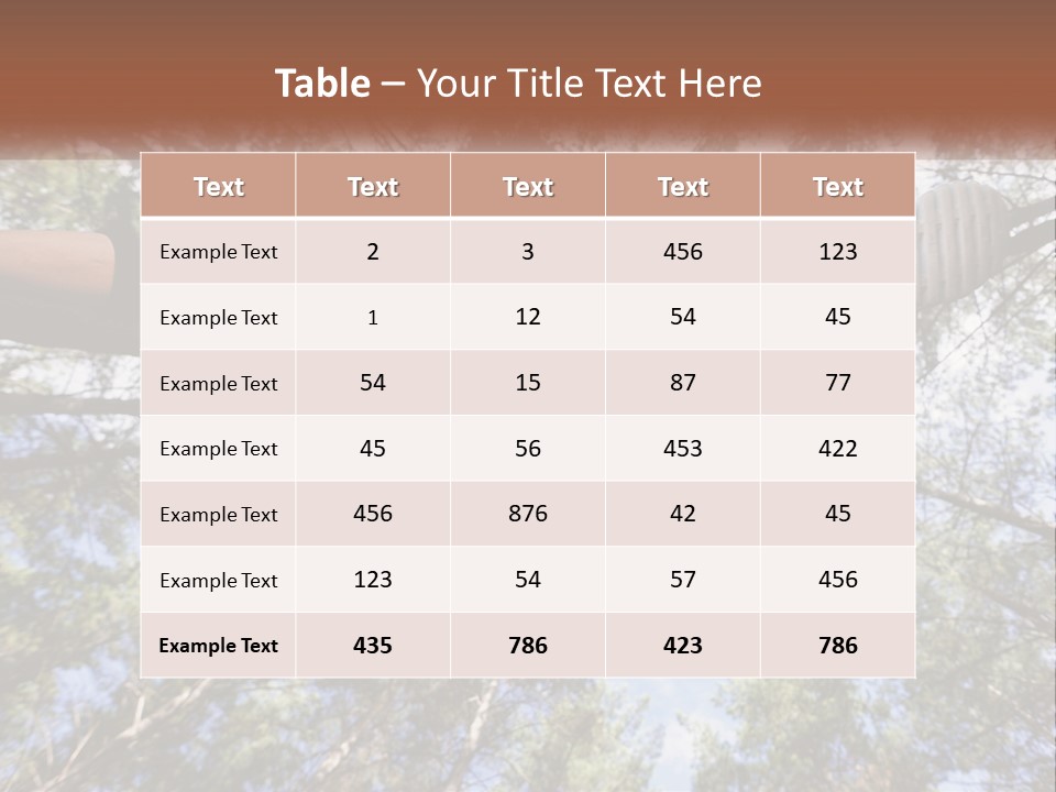 A Woman Doing A Handstand On A Tree Powerpoint Presentation PowerPoint Template