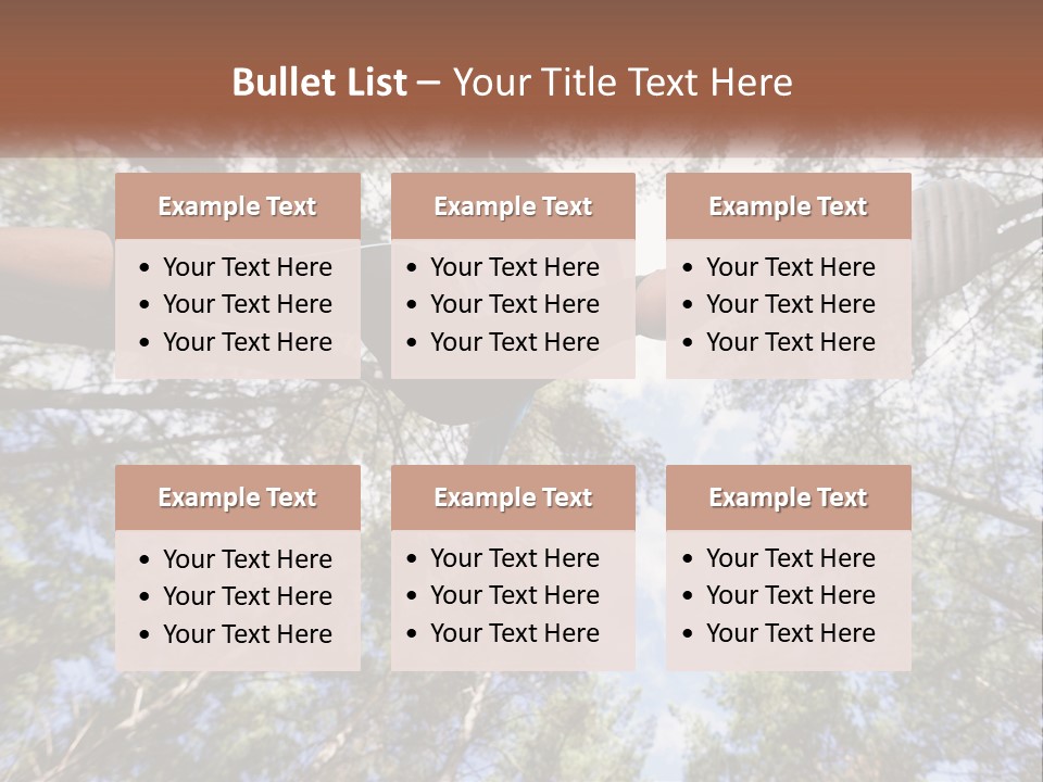 A Woman Doing A Handstand On A Tree Powerpoint Presentation PowerPoint Template