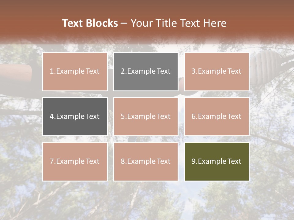 A Woman Doing A Handstand On A Tree Powerpoint Presentation PowerPoint Template