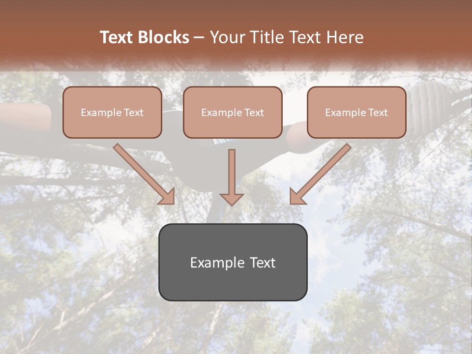A Woman Doing A Handstand On A Tree Powerpoint Presentation PowerPoint Template