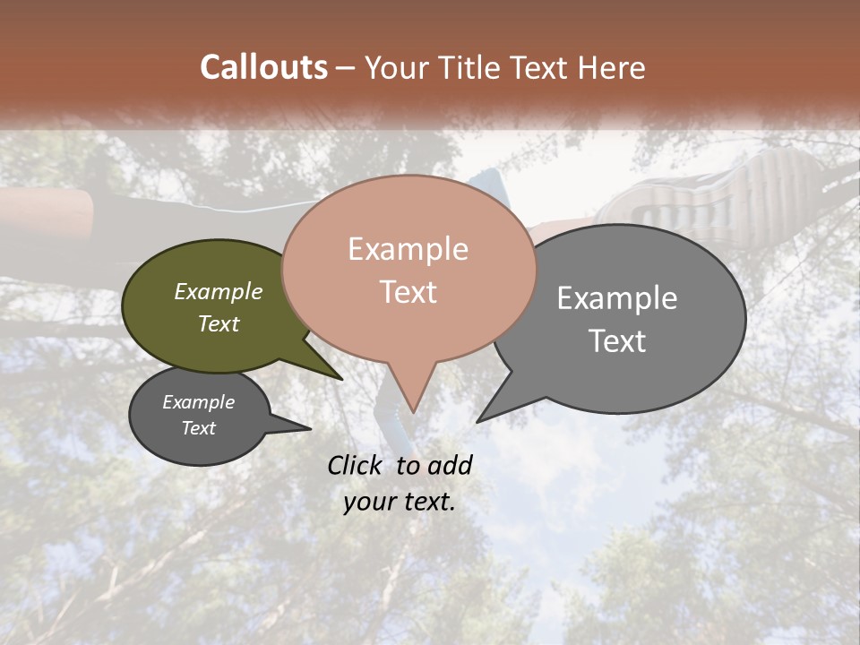 A Woman Doing A Handstand On A Tree Powerpoint Presentation PowerPoint Template