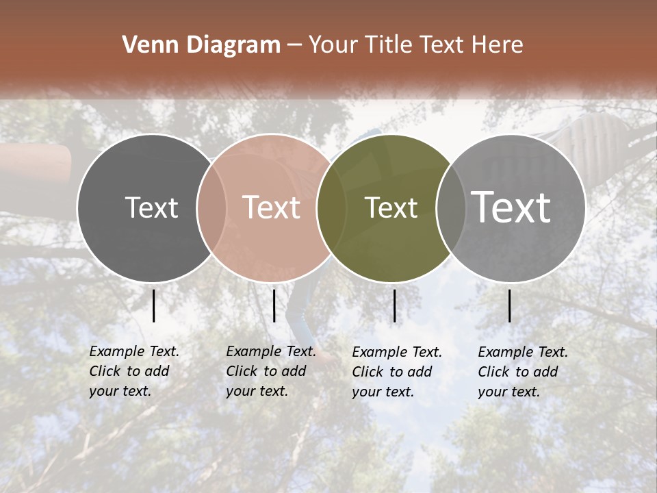 A Woman Doing A Handstand On A Tree Powerpoint Presentation PowerPoint Template