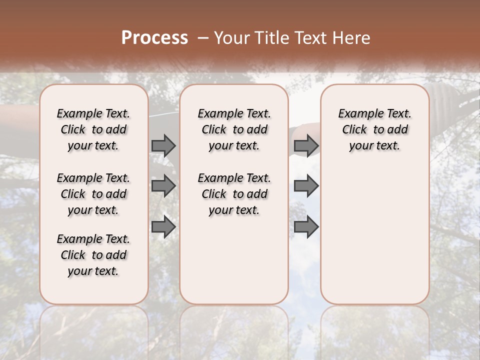 A Woman Doing A Handstand On A Tree Powerpoint Presentation PowerPoint Template
