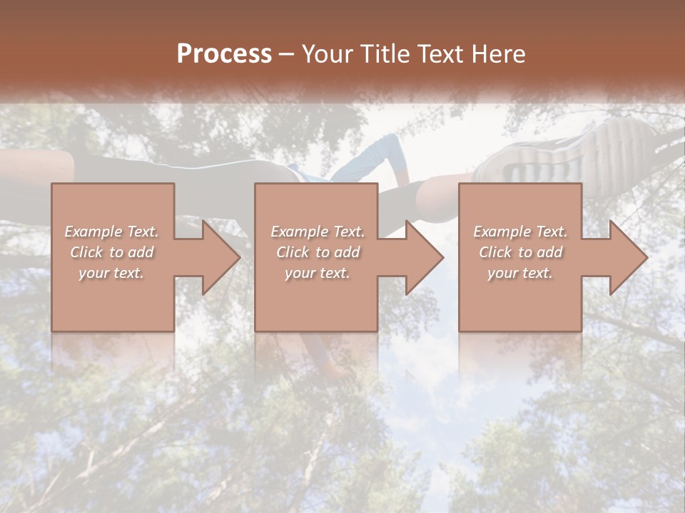 A Woman Doing A Handstand On A Tree Powerpoint Presentation PowerPoint Template
