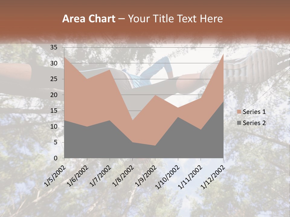 A Woman Doing A Handstand On A Tree Powerpoint Presentation PowerPoint Template