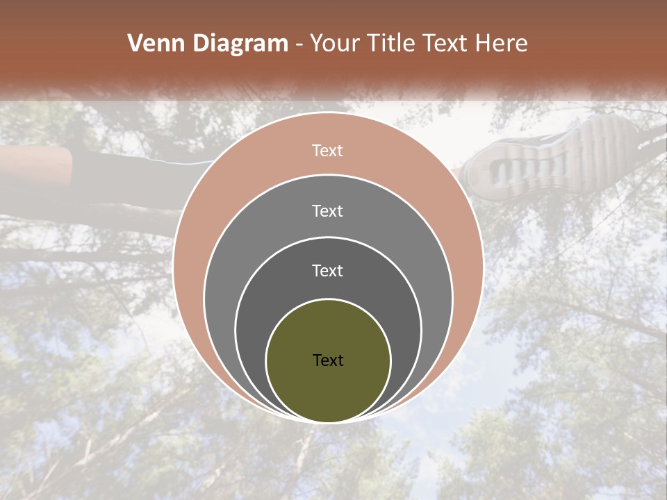 A Woman Doing A Handstand On A Tree Powerpoint Presentation PowerPoint Template