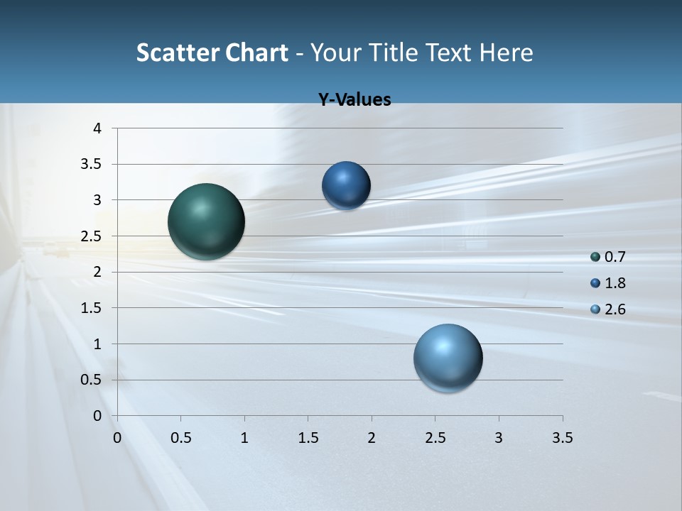 A Blurry Photo Of A Highway With Buildings In The Background PowerPoint Template