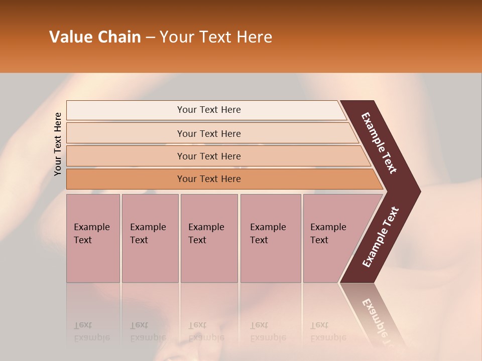 A Woman Laying Down With Her Eyes Closed PowerPoint Template