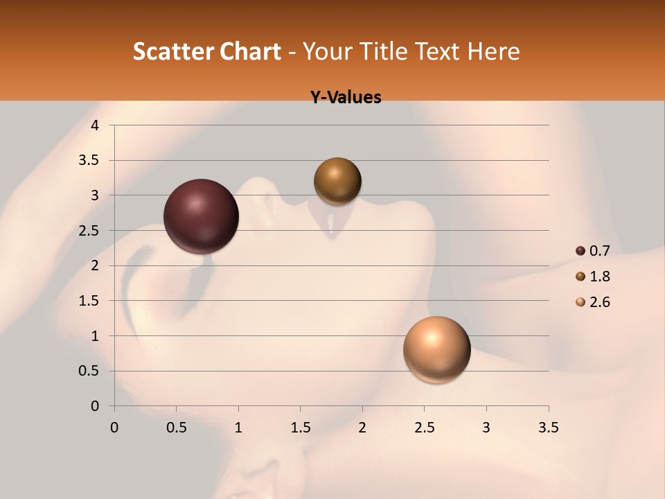 A Woman Laying Down With Her Eyes Closed PowerPoint Template