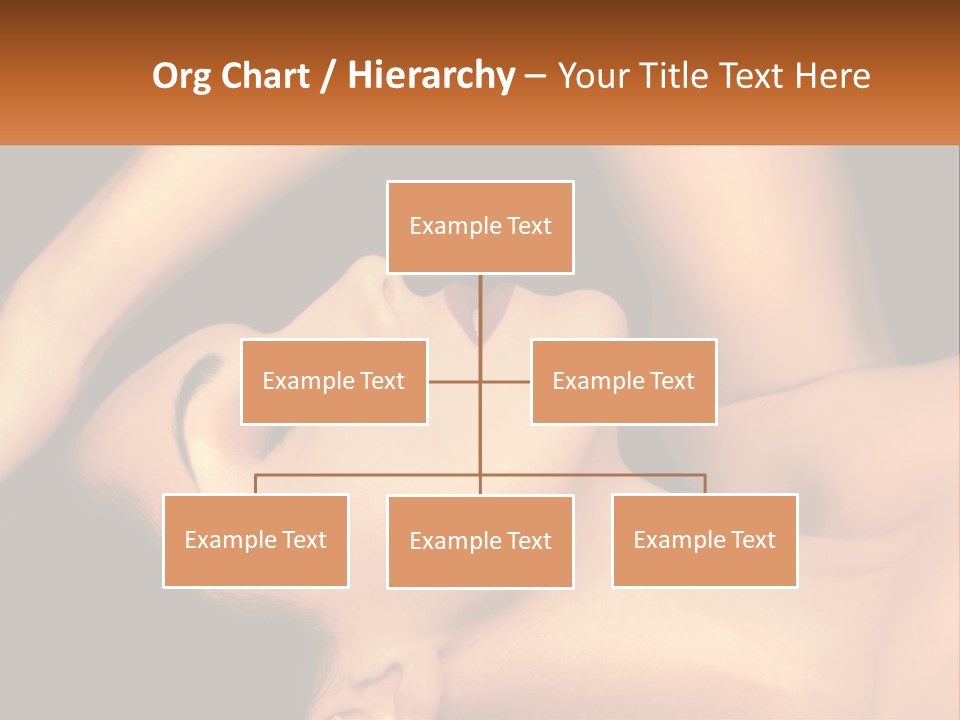 A Woman Laying Down With Her Eyes Closed PowerPoint Template