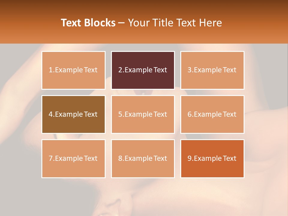 A Woman Laying Down With Her Eyes Closed PowerPoint Template