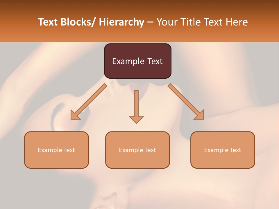 A Woman Laying Down With Her Eyes Closed PowerPoint Template