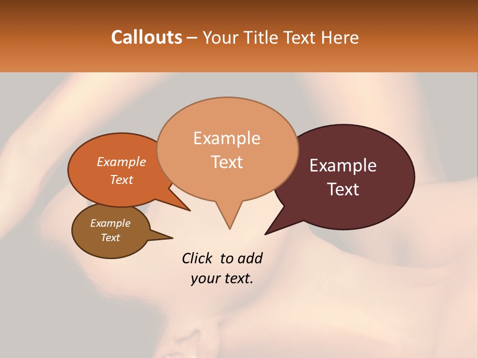 A Woman Laying Down With Her Eyes Closed PowerPoint Template