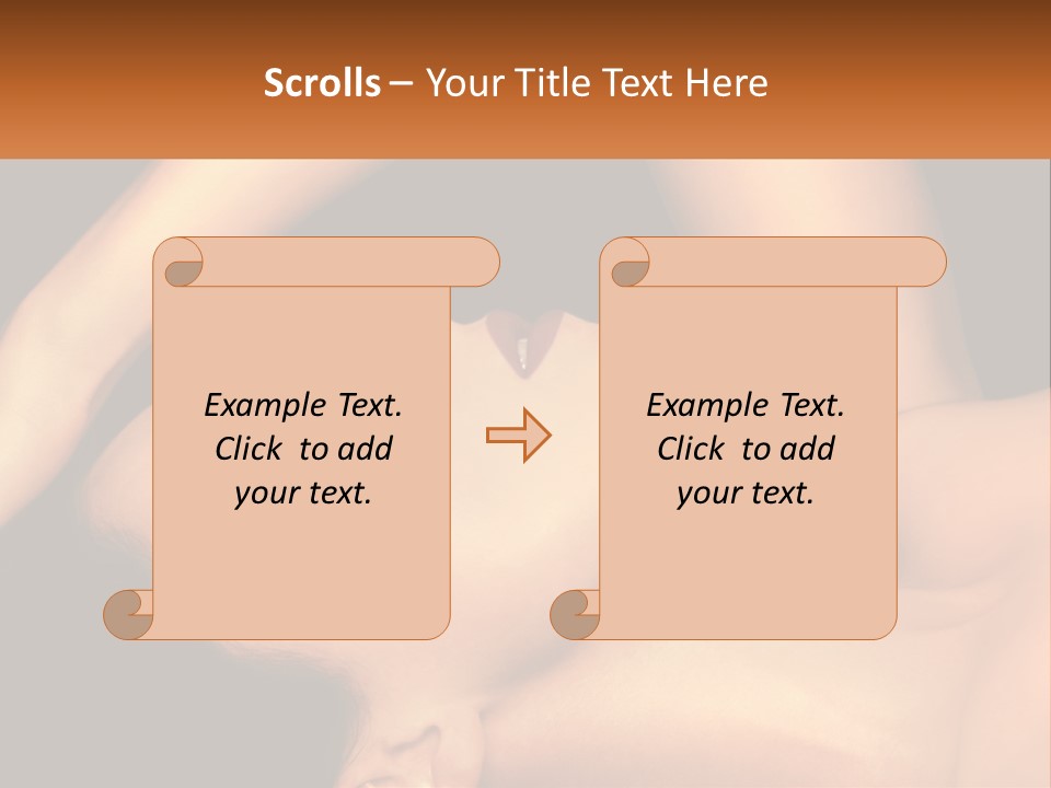 A Woman Laying Down With Her Eyes Closed PowerPoint Template